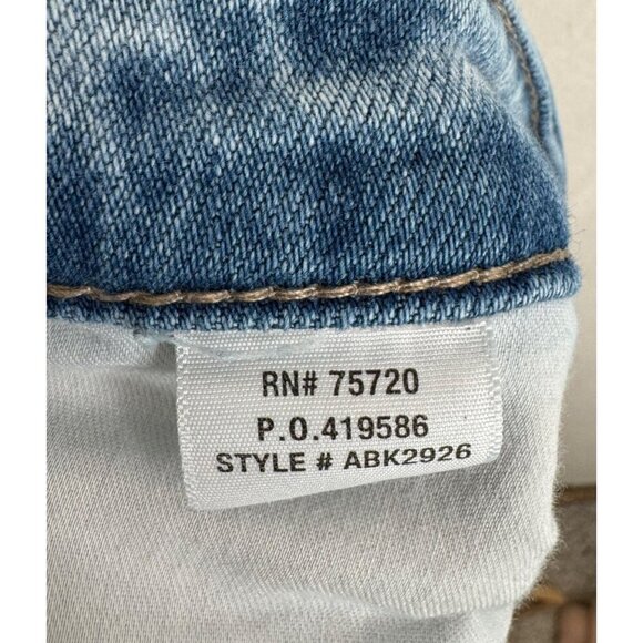 Buckle BKE Payton boho distressed low rise denim shorts sz 25 - Picture 7 of 8